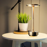 Maxbell Dimmable Desk Lamp Table Light USB Rechargeable Eye Caring Dorm Bedroom Gold
