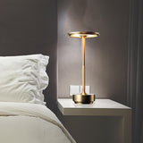 Maxbell Dimmable Desk Lamp Table Light USB Rechargeable Eye Caring Dorm Bedroom Gold