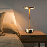 Maxbell Dimmable Desk Lamp Table Light USB Rechargeable Eye Caring Dorm Bedroom Gold