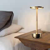 Maxbell Dimmable Desk Lamp Table Light USB Rechargeable Eye Caring Dorm Bedroom Gold