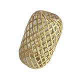 Maxbell Classic Handwoven Bamboo Lamp Shade Ceiling Light Cover for Dorm Bedroom