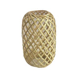 Maxbell Classic Handwoven Bamboo Lamp Shade Ceiling Light Cover for Dorm Bedroom