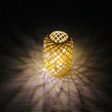 Maxbell Classic Handwoven Bamboo Lamp Shade Ceiling Light Cover for Dorm Bedroom