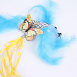 Maxbell 8Pcs Cat Feather Toy Exercise Kitten Playing Kitty Teaser Toy