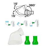 Maxbell Aquarium Lily Pipe 12/16mm 16/22mm Outlets for Aquatic Filter System Tubing Clear