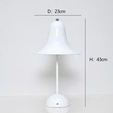 Maxbell Multipurpose Table Lamp Ornament Dimmable for Restaurant Bar Girls Boys White