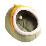 Maxbell Cat Sleeping Bed Cave with Removable Washable Cushioned Pillow Comfortable M