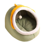 Maxbell Cat Sleeping Bed Cave with Removable Washable Cushioned Pillow Comfortable L