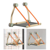 Maxbell Cat Window Perch Washable Sturdy Space Saving for Climbing Bedroom Sleeping Orange
