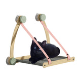 Maxbell Cat Window Perch Washable Sturdy Space Saving for Climbing Bedroom Sleeping Pink