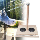 Maxbell Bird Feeding Dish Cups Swing Birds Seed Cup Bird Toys Parakeets Budgie L A