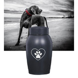 Maxbell Cremation Memorial Urn Stainless Steel Retain Memories Storage Pet Ashes Urn C