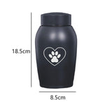 Maxbell Cremation Memorial Urn Stainless Steel Retain Memories Storage Pet Ashes Urn C