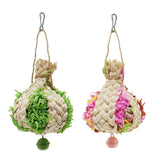 Maxbell Parrot Shredder Toy Lightweight Bird Chewing Toy Macaws Training Toy Pink
