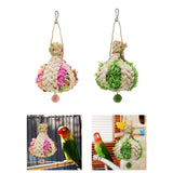 Maxbell Parrot Shredder Toy Lightweight Bird Chewing Toy Macaws Training Toy Pink