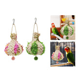 Maxbell Parrot Shredder Toy Lightweight Bird Chewing Toy Macaws Training Toy Pink