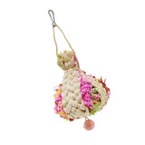 Maxbell Parrot Shredder Toy Lightweight Bird Chewing Toy Macaws Training Toy Pink