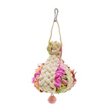 Maxbell Parrot Shredder Toy Lightweight Bird Chewing Toy Macaws Training Toy Pink
