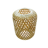 Maxbell Weaving Bamboo Lamp Shade Lantern Art Crafts for Kitchen Tea Decor 25cmx30cm