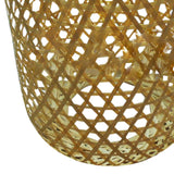 Maxbell Weaving Bamboo Lamp Shade Lantern Art Crafts for Kitchen Tea Decor 25cmx30cm