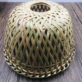 Maxbell Retro Style Bamboo Weave Hanging Lamp Shade Handmade Decor A
