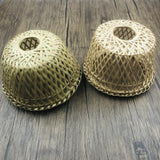 Maxbell Retro Style Bamboo Weave Hanging Lamp Shade Handmade Decor A