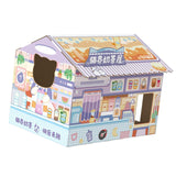 Maxbell Cat House Scratcher Kittens Furniture Protector Bed Cardboard Pet Milk Tea