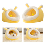 Maxbell Large Cat Bed Nest Soft Thick Ball for Small Cats Rabbits Puppy S