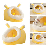 Maxbell Large Cat Bed Nest Soft Thick Ball for Small Cats Rabbits Puppy S