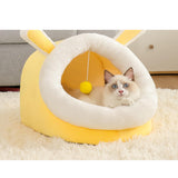 Maxbell Large Cat Bed Nest Soft Thick Ball for Small Cats Rabbits Puppy S