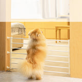 Maxbell Portable Retractable Pet Dog Gate Protection Child Patio Garden House Height 36cm