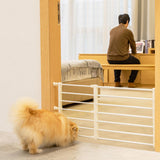 Maxbell Portable Retractable Pet Dog Gate Protection Child Patio Garden House Height 42cm