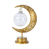 Maxbell Iron Eid Moon Light Ramadan Mubarak Decorations for Home Window Office Light