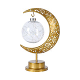Maxbell Iron Eid Moon Light Ramadan Mubarak Decorations for Home Window Office Light