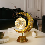 Maxbell Iron Eid Moon Light Ramadan Mubarak Decorations for Home Window Office Light
