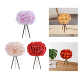 Maxbell Flower Table Light Lampshade Night Light for Kitchen Reading Room Bedroom pink