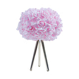 Maxbell Flower Table Light Lampshade Night Light for Kitchen Reading Room Bedroom pink
