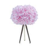Maxbell Flower Table Light Lampshade Night Light for Kitchen Reading Room Bedroom pink