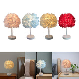 Maxbell Desk Light LED Night Light Bedside Table Lamp for Bedroom Living Room Pink