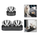 Maxbell Dog Bowls with Gray Base Durable Eating Easy Cleaning Food Bowl for Rabbit Single Bowl