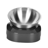 Maxbell Dog Bowls with Gray Base Durable Eating Easy Cleaning Food Bowl for Rabbit Single Bowl