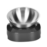Maxbell Dog Bowls with Gray Base Durable Eating Easy Cleaning Food Bowl for Rabbit Single Bowl