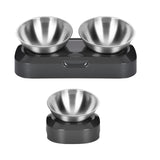 Maxbell Dog Bowls with Gray Base Durable Eating Easy Cleaning Food Bowl for Rabbit Single Bowl