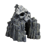 Maxbell Aquatic Skull Mountain Decor Aquarium Cave Ornament Stone Landscape Reptile