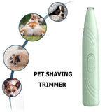 Maxbell Electric Pet Clippers Dogs Grooming Cutter Cats Birds Quiet Hair Trimming Green