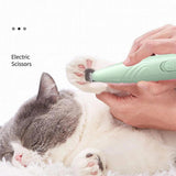 Maxbell Electric Pet Clippers Dogs Grooming Cutter Cats Birds Quiet Hair Trimming Green