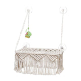 Maxbell Cat Hammock Playing Boho Handwoven Tapestry Swing Bed Wall Hanging Kitten