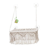 Maxbell Cat Hammock Playing Boho Handwoven Tapestry Swing Bed Wall Hanging Kitten