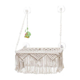 Maxbell Cat Hammock Playing Boho Handwoven Tapestry Swing Bed Wall Hanging Kitten