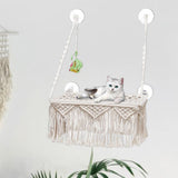 Maxbell Cat Hammock Playing Boho Handwoven Tapestry Swing Bed Wall Hanging Kitten